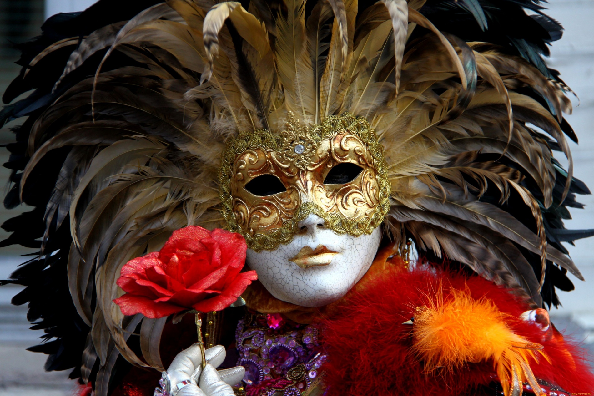 Венецианская маска Вольтер