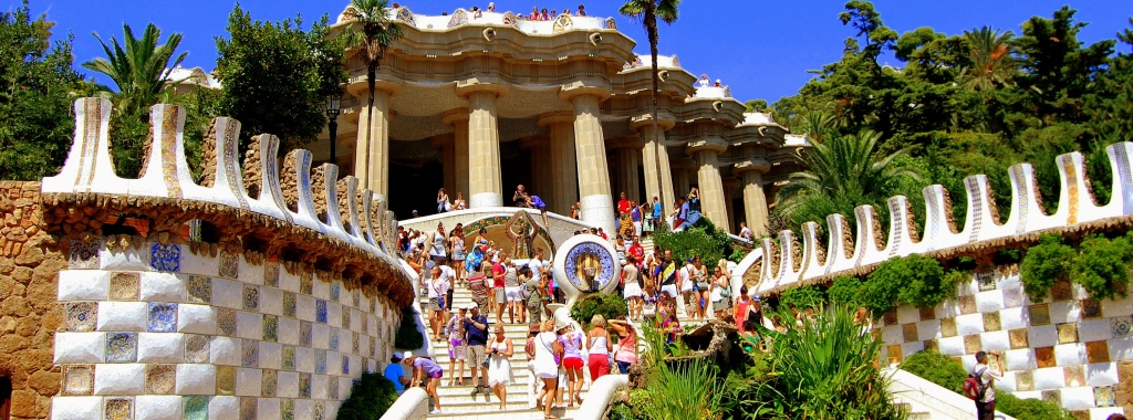 Barcelona, ​​in the Park Guell