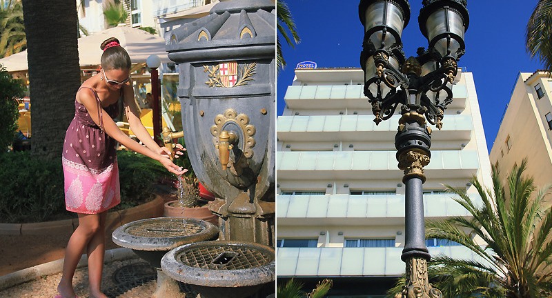 Испания, Ллорет де Мар, Приморский бульвар, копия Каналетского фонтана