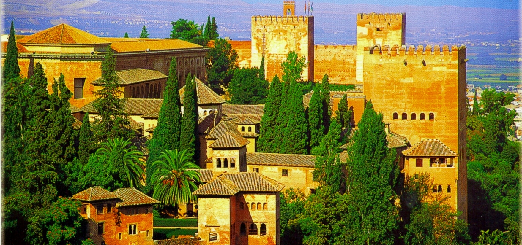 Испания, дворцово-парковый ансамбль Альгамбра